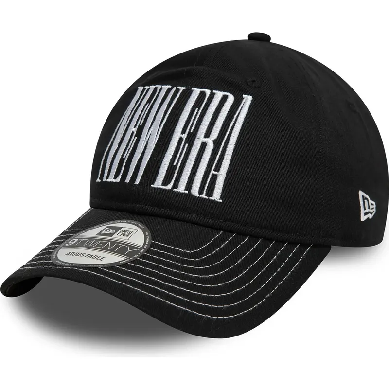 new-era-curved-brim-9twenty-workmark-black-cap
