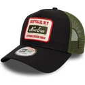 czapka-trucker-czarna-i-zielona-9forty-a-frame-patch-od-new-era