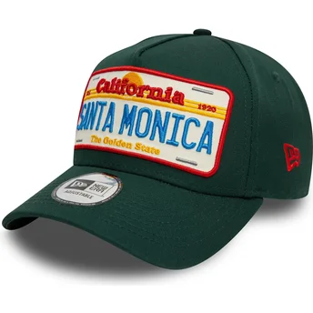 Καπέλο καμπύλης πράσινο snapback 9FORTY A Frame Πινακίδα Κυκλοφορίας Σάντα Μόνικα Πόλεις και Παραλίες της New Era
