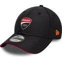 gorra-curva-negra-ajustable-9forty-gradient-print-de-ducati-motor-motogp-de-new-era