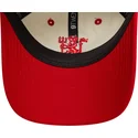 casquette-courbee-blanche-et-rouge-ajustable-9twenty-contrast-visor-manchester-united-football-club-premier-league-new-era