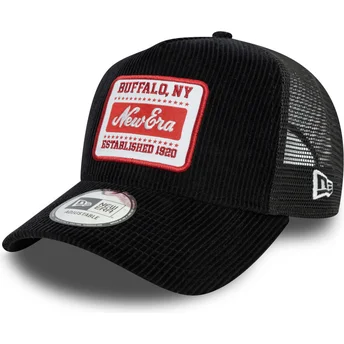 Czarna czapka trucker 9FORTY A Frame Patch Cord od New Era