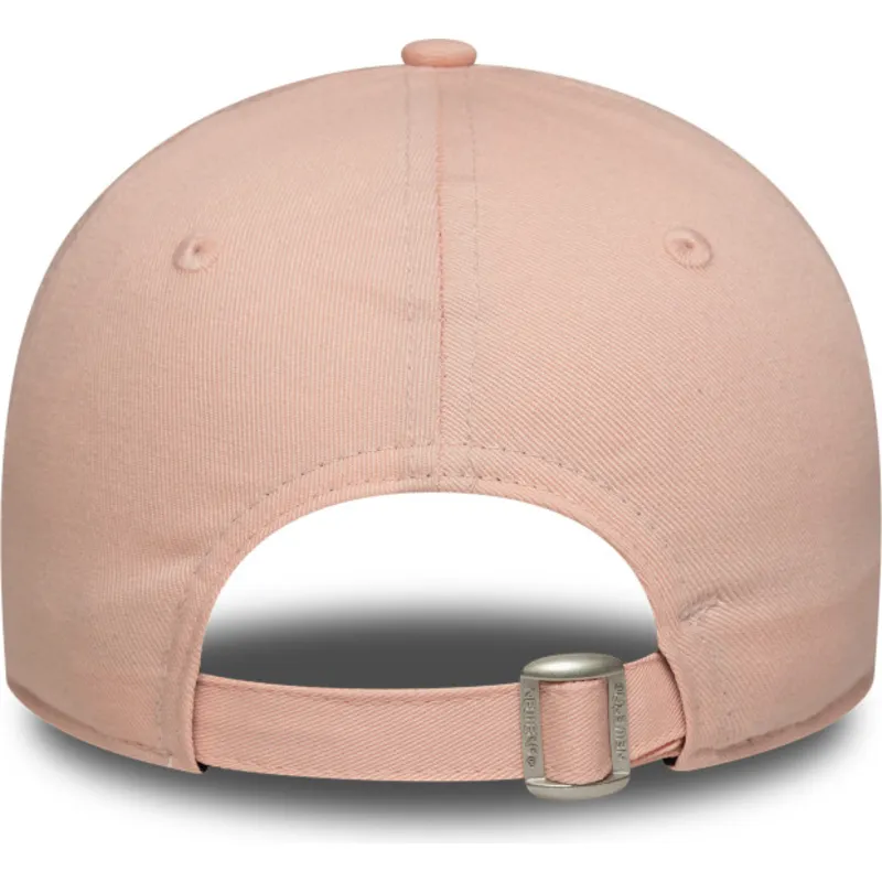 rozowa-regulowana-czapka-z-zakrzywionym-daszkiem-dla-kobiet-z-rozowym-logo-9forty-league-essential-new-york-yankees-mlb-new-era