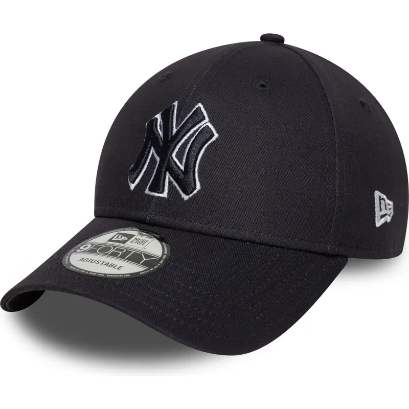 granatowa-zakrzywiona-czapka-regulowana-z-granatowym-logo-9forty-outline-new-york-yankees-mlb-new-era