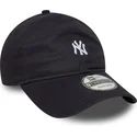 granatowa-zakrzywiona-czapka-regulowana-9twenty-mini-logo-new-york-yankees-mlb-new-era