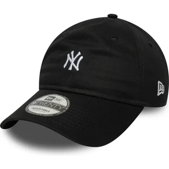 Ρυθμιζόμενο Μαύρο Καπέλο με Καμπύλη 9TWENTY Mini Logo των New York Yankees MLB της New Era