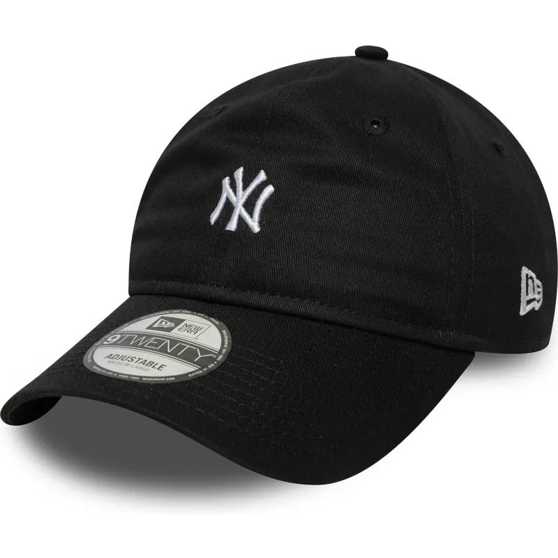 czapka-z-zakrzywionym-daszkiem-czarna-regulowana-9twenty-mini-logo-new-york-yankees-mlb-new-era