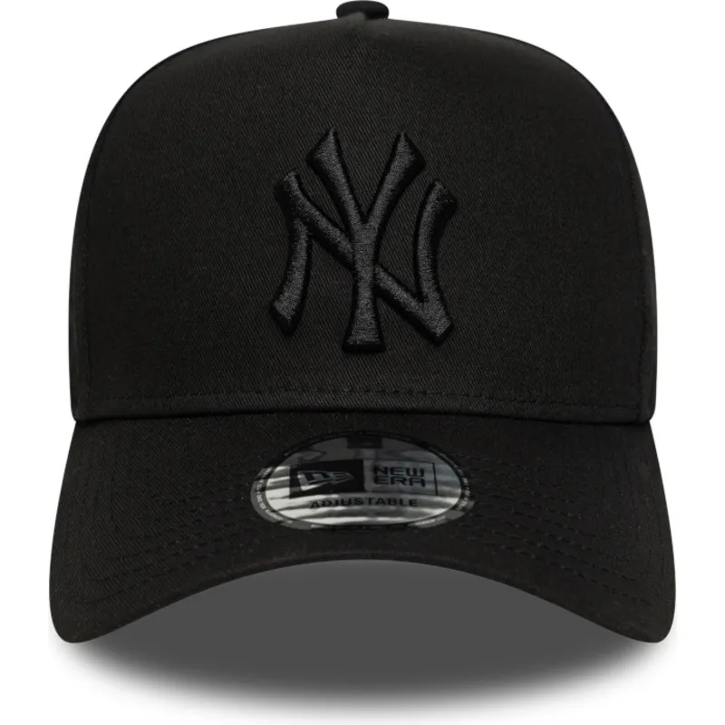 czarna-czapka-z-zakrzywionym-daszkiem-snapback-z-czarnym-logo-e-frame-league-essential-new-york-yankees-mlb-new-era