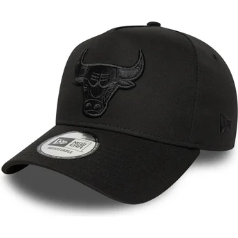 Μαύρο καμπυλωτό καπέλο snapback E Frame Essential Chicago Bulls NBA της New Era