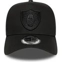 las-vegas-raiders-nfl-svart-bojd-skarm-snapback-keps-e-frame-essential-fran-new-era