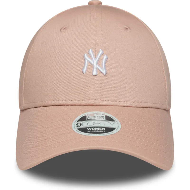 justerbar-rosa-bojd-keps-for-dam-9forty-mini-logo-fran-new-york-yankees-mlb-av-new-era