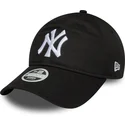 gorra-curva-negra-ajustable-para-mujer-9twenty-league-essential-de-new-york-yankees-mlb-de-new-era