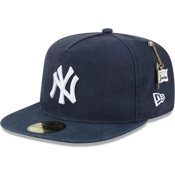 Czapka z daszkiem w kolorze granatowym 59FIFTY A Frame Championship Side Flag New York Yankees MLB od New Era