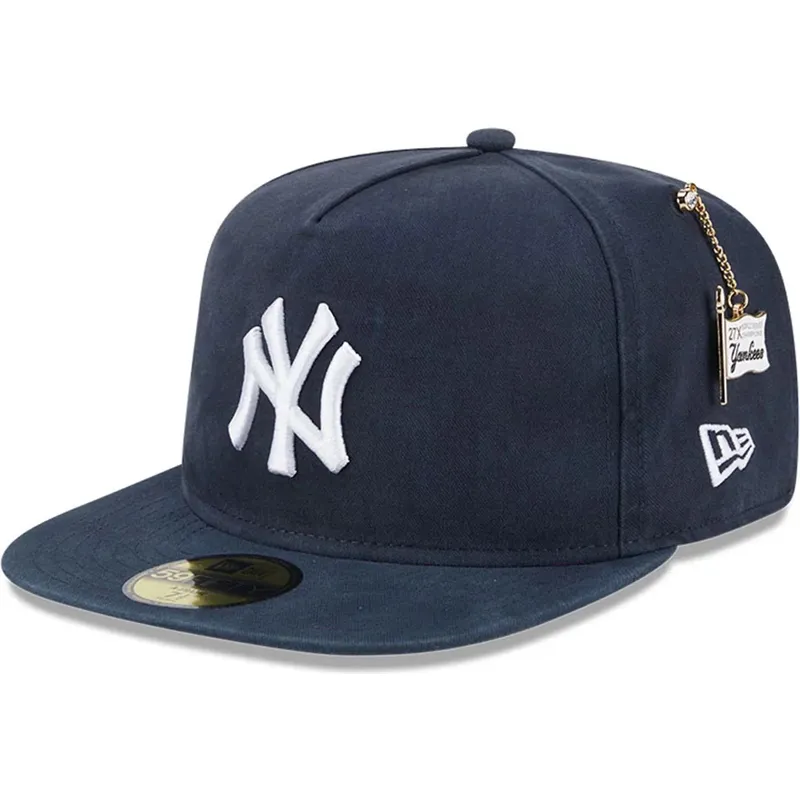 new-york-yankees-mlb-59fifty-a-frame-championship-side-flag-navy-blaue-fitted-kappe-von-new-era