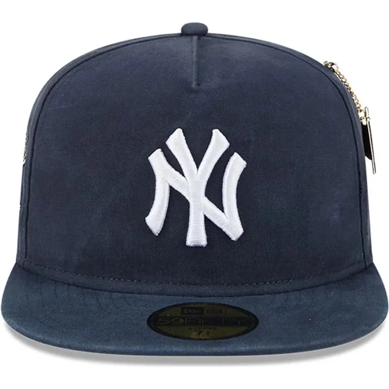 marinbla-platt-keps-justerad-59fifty-a-frame-championship-side-flag-new-york-yankees-mlb-fran-new-era