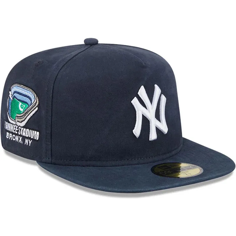 new-york-yankees-mlb-59fifty-a-frame-championship-side-flag-navy-blaue-fitted-kappe-von-new-era