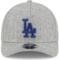 new-era-curved-brim-blue-logo-9forty-m-crown-a-frame-cotton-weave-los-angeles-dodgers-mlb-grey-snapback-cap