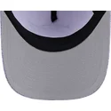 violette-snapback-kappe-mit-gebogenem-schirm-9forty-m-crown-a-frame-cotton-weave-der-los-angeles-lakers-nba-von-new-era