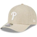 gorra-curva-beige-snapback-9forty-m-crown-a-frame-cotton-weave-de-philadelphia-phillies-mlb-de-new-era