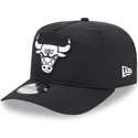 gorra-curva-negra-ajustable-golfer-everyday-nylon-de-chicago-bulls-nba-de-new-era