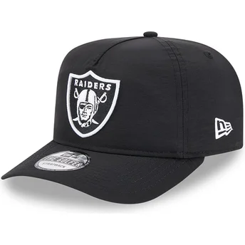 Ρυθμιζόμενο Μαύρο Καπέλο Με Καμπύλη Golfer Everyday Nylon Las Vegas Raiders NFL της New Era