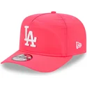 casquette-courbee-rose-ajustable-golfer-everyday-nylon-los-angeles-dodgers-mlb-new-era