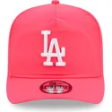 rozowa-regulowana-czapka-z-zakrzywionym-daszkiem-golfer-everyday-nylon-los-angeles-dodgers-mlb-od-new-era