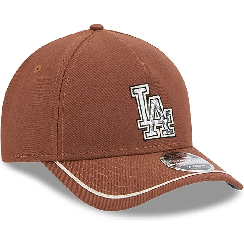 brun-bojd-keps-snapback-9forty-m-crown-a-frame-motorsport-fran-los-angeles-dodgers-mlb-av-new-era