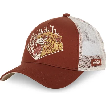 Brun och beige truckerkeps GUE från Von Dutch