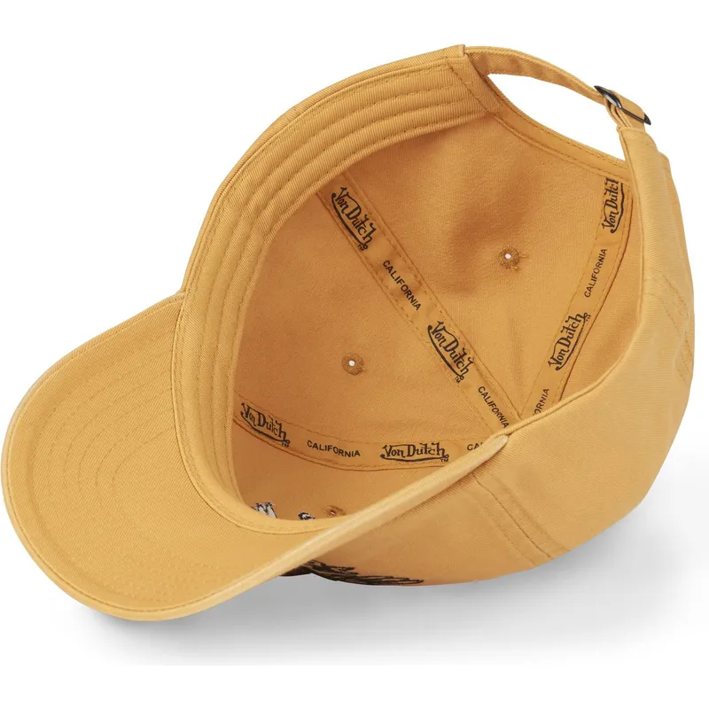 verstellbare-gelbe-moto4-kappe-mit-gebogenem-schirm-von-von-dutch