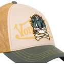 von-dutch-pir-cb-beige-and-green-trucker-hat