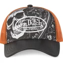 von-dutch-svart-och-orange-truckerkeps-subl01