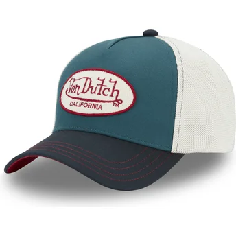 Καπέλο τράκερ μπλε και άσπρο TERRY06 από Von Dutch