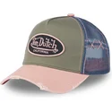 trucker-cap-grun-blau-und-rosa-used-03-von-von-dutch