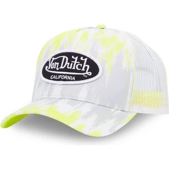 Casquette trucker grise et jaune VIBES YEL Von Dutch