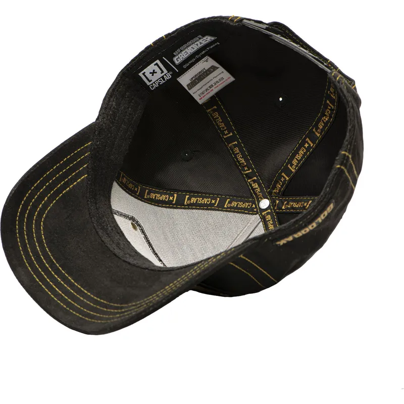 schwarze-gebogene-snapback-kappe-robot-grendizer-gol5-gre-von-capslab