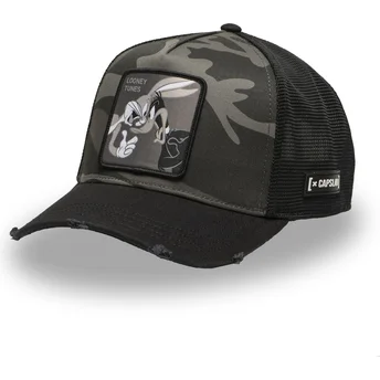 Gorra trucker multicolor Bugs Bunny y Pato Lucas LOO11 BD Looney Tunes de Capslab