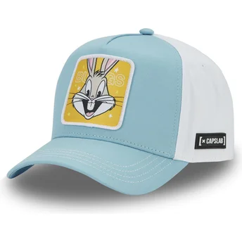 Καπέλο φορτηγού μπλε και άσπρο snapback Bugs Bunny LOO11 BEP2 Looney Tunes από Capslab