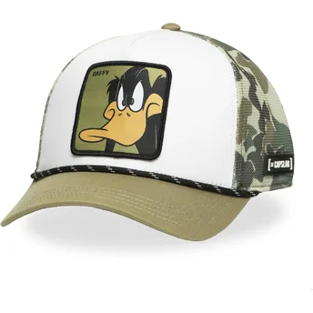 Καπέλο trucker λευκό και καμουφλάζ Πάτο Λούκας LOO11 CAM Looney Tunes από Capslab