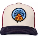 casquette-courbee-beige-rouge-et-bleue-snapback-pour-enfant-peace-pizza-food-djinns