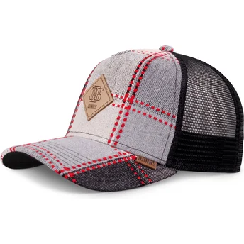 Djinns HFT EmboCheck Grey Trucker Hat