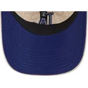 casquette-courbee-beige-ajustable-avec-logo-bleu-9twenty-linen-spring-training-fan-pack-2025-los-angeles-dodgers-mlb-new-era