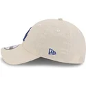 bezowa-czapka-z-zakrzywionym-daszkiem-regulowana-z-niebieskim-logo-9twenty-linen-spring-training-fan-pack-2025-los-angeles-dodge
