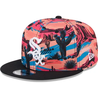 Καπέλο με ίσιο γείσο πολύχρωμο snapback 9FIFTY Printed Spring Training Fan Pack 2025 των Chicago White Sox MLB της New Era