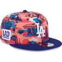 casquette-plate-multicolore-snapback-9fifty-printed-spring-training-fan-pack-2025-los-angeles-dodgers-mlb-new-era