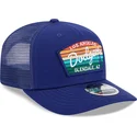 niebieska-czapka-truckerka-9seventy-stretch-snap-mesh-spring-training-fan-pack-2025-los-angeles-dodgers-mlb-od-new-era