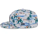 casquette-plate-blanche-snapback-9fifty-print-spring-training-fan-pack-2025-new-york-yankees-mlb-new-era