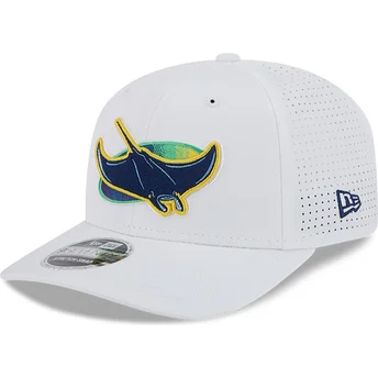 Casquette trucker blanche 9SEVENTY Perf Spring Training Fan Pack 2025 Tampa Bay Rays MLB New Era