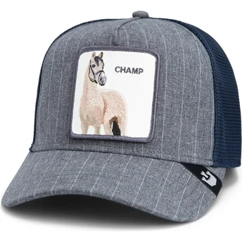 Marineblaues Trucker-Cap Pferd Suited Champ Business Professional The Farm von Goorin Bros.