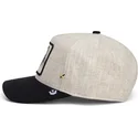 casquette-courbee-beige-et-noire-snapback-scorpion-deadly-lethal-linen-rugged-comfort-the-farm-goorin-bros